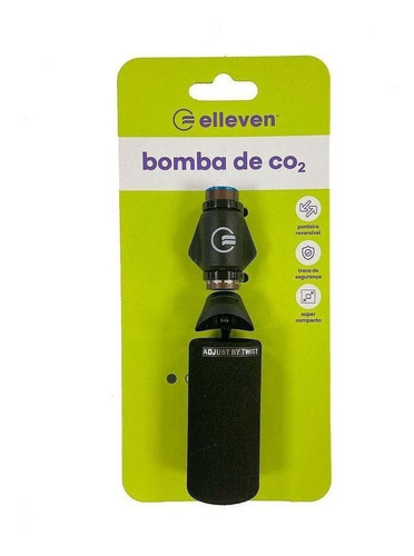 Bomba De Co2 Bike Sem Cilindro Para  Válvula Presta Schrader