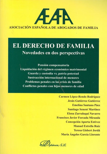 Derecho De Familia. Novedades En Dos Perspectivas. Pensio...