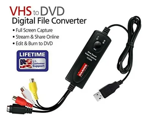 Diamond Multimedia Vc500 One Touch Vhs At Digital Archive, Y