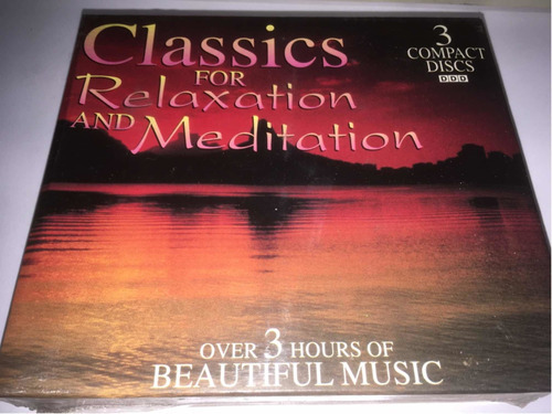 Classic For Relaxation And Meditation 3 Cd Nuevos En Estuc 