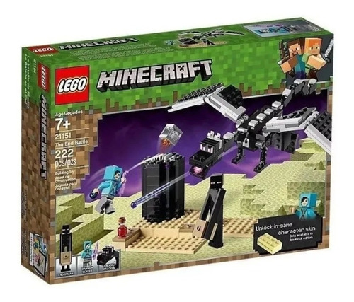 Lego Minecraft La Batalla Final 21151 222 Piezas Enderman 