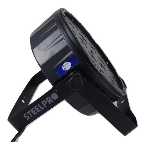 Imagen 6 de 7 de Luz Cañon Led Steelpro 518-3par 18leds 5watts Rgb Dmx512