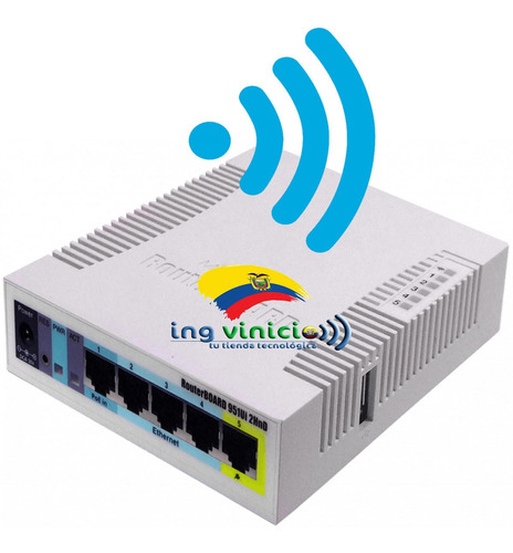 Router Board Wireless Mikrotik Rb951ui-2hn 2.4ghz 1000mw
