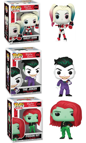 Funko Harley Quinn Animated Series Set 3 Joker Poison Ivy