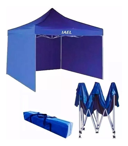 Gazebo Carpa Automatica 3x3 Bolso 4 Paredes Impermeable