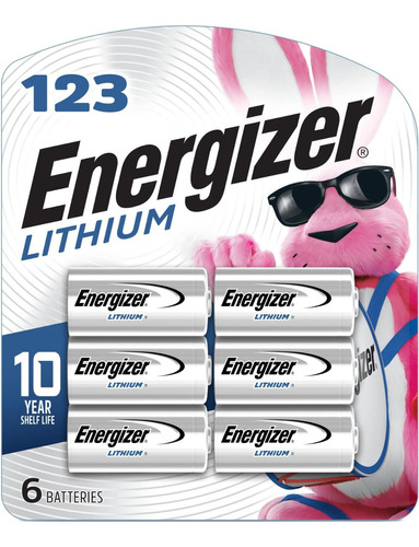 Pila Batería 123 Cr123 Dl123 El123 Cr17345 Energizer X 6 U