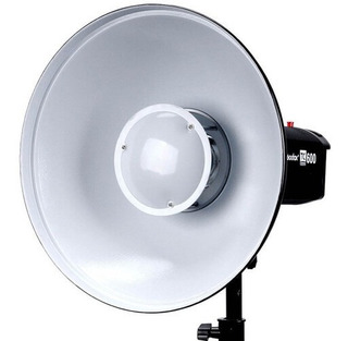 Beauty Dish 41cm Reflector Montura Bowens Blanco