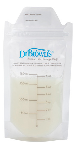 Bolsa De Conservacion Para Leche Materna Dr Brown's