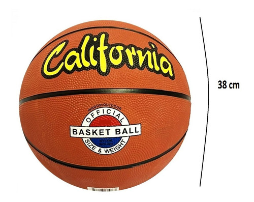 Imagen 3 de 5 de Pelota De Basquet California N° 7 Nba Basket