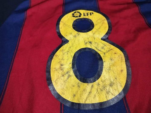 Camiseta Barcelona 2003 # 8 * (Usado)