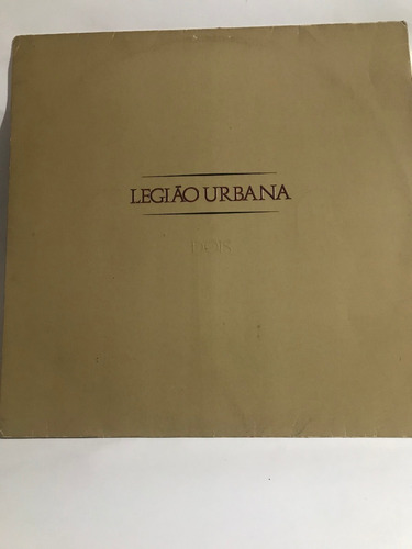 Lp Vinil Legião Urbana - Dois. C/encarte.  1986. Impecável