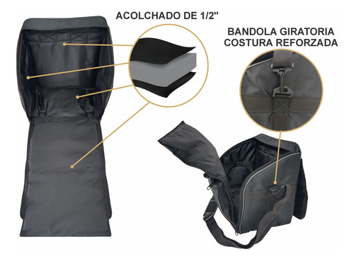 Funda Para Acordeón De 31 Botones, Premium, Marca Hathor