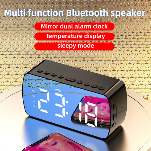 A A Despertador Digital, Radio, 3 Teléfonos, Reloj Con