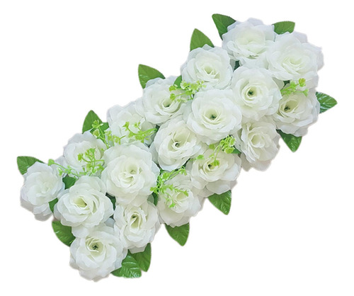 Ramo De Corredor De Mesa Con Panel De Flores De Rosas De