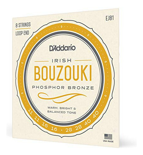 Cuerdas Bouzouki D'addario Ej81