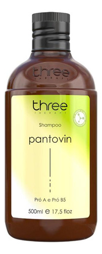 Three Therapy Pantovin Crescimento Capilar Shampoo 500ml