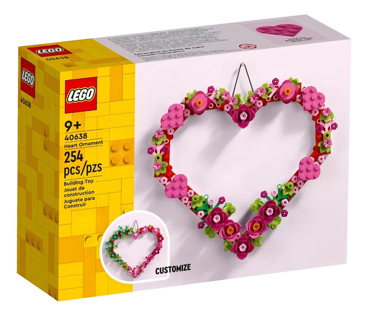 Lego Creator San Valentin Heart Ornament 40638