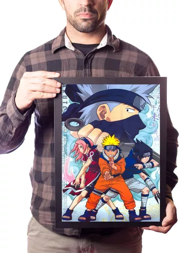 Quadro Anime Japones Naruto Sakura Sasori Kakashi Sasuke