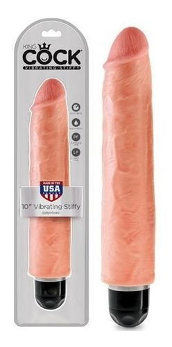 Imagen 1 de 2 de Dildo Vibrador 10 Pulgadas Vibrating Stiffy King Cock