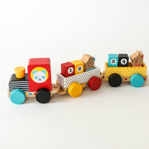 Tren De Madera Para Niños Marca Petit Collage