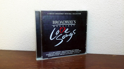 Broadway's Greatest Love Songs - Va * Cd Made In Usa * Dec 