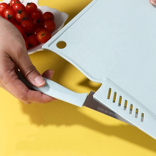 Mz Tabla De Cortar De Cocina Multifuncional 2 En 1