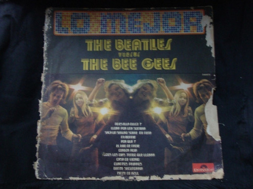 Vinilo The Beatles Versus The Bee Gees Lo Mejor Bi1