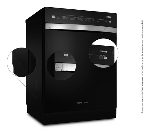 Lava Louca Brastemp Blf14aeana Preta 110v