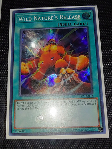 Yugioh! Wild Nature's Release Ioc-en033 25th