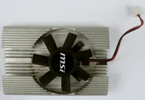 Comprar Cooler Ventilador Disipador 8 X 5.5cmts Con Conector 2 Pines