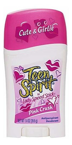 Teen Spirit Antitranspirante Desodorante, Crush Rosa, 1,4 Oz