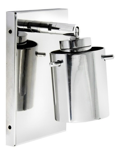 Imagen 5 de 10 de Spot Aplique Pared Cilindro 1 Luz Para Lampara Gu10