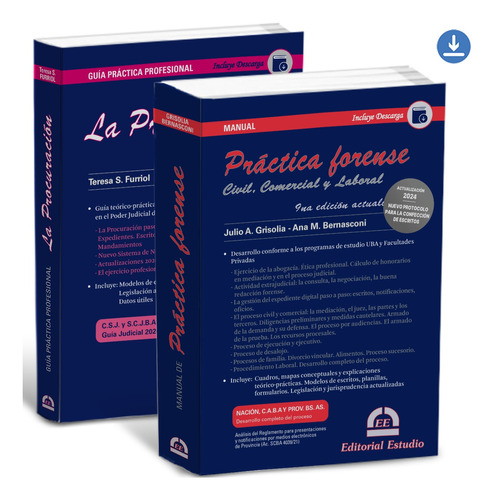 Promo 104: Gpp La Procuración + Manual De Práctica Forense 