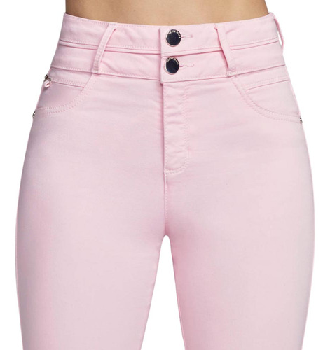 Jeans Super Skinny Ropa Casual Seven Jeans 9904 Rosa Mujer
