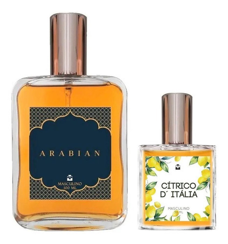 Perfume Masculino Arabian 100ml + Cítricos D'italia 30ml