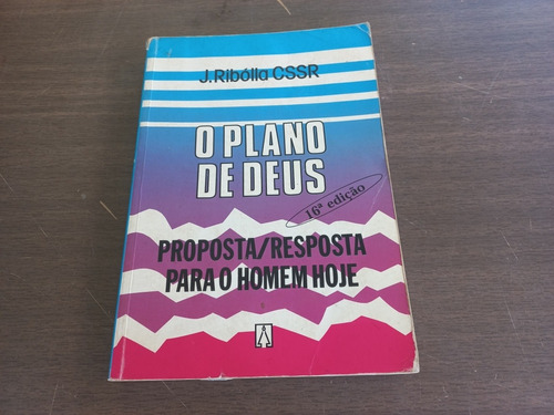 Livro - O Plano De Deus - J. Ribólla C.ss.r.