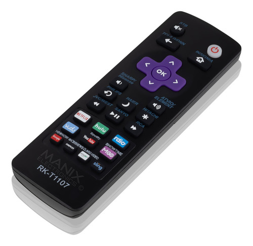 Control Compatible Con LG Tcl R0ku-t1107a Philps Hitachi Haie Incluye 4 Pilas Divitech® AAA