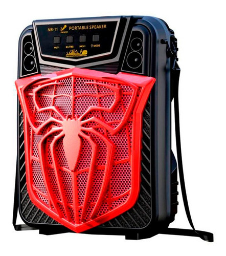 Parlante Ledstar Spiderman Bluetooth Nb-11 Circuit