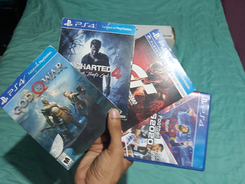 Ps4 Slim 1tb + Controles + Juegos