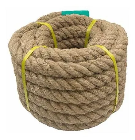 Aoneky Cuerda de yute – Cuerda de cáñamo trenzada de 1/1.5/2 pulgadas para  manualidades, escalada, ancla, hamaca, náutico, poste rascador de gatos