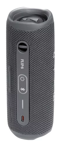 Bocina Jbl Flip 6 Portátil Con Bluetooth Waterproof Gris