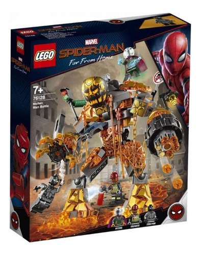 Lego Marvel Spider-man Far From Home: Molten Man Battle 7612