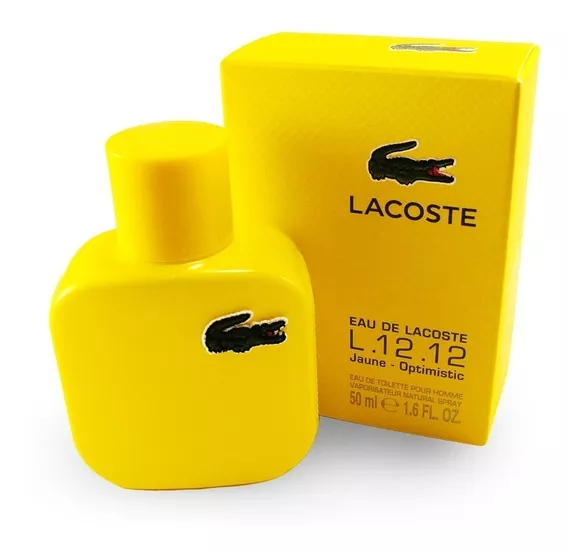 Perfume Lacoste Jaune Optimistic Edt X 50ml Masaromas