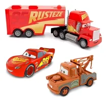 Comprar Carros Relâmpago Macqueen Mate E Mack Com Baú Disney Pixar