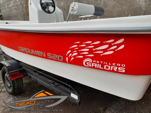 Lancha Tracker Cardumen 520 Consola Central Full - Sailors