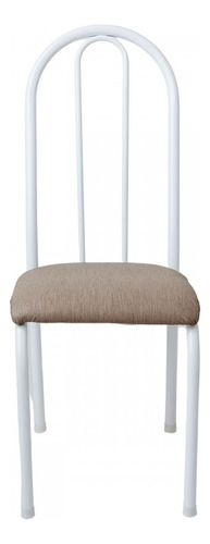 Cadeira Requinte Branco/bege 11428 - Wj Design