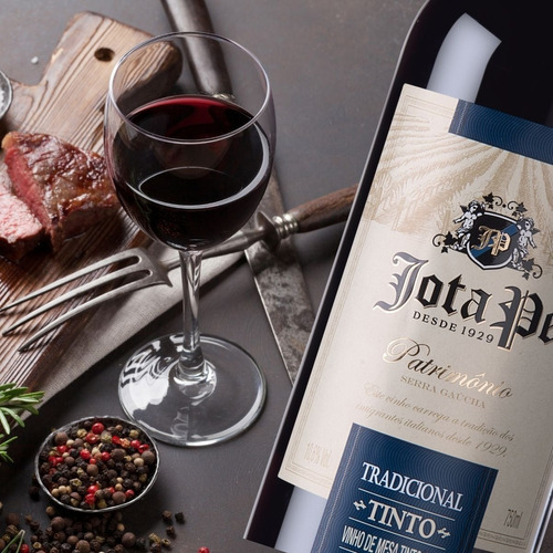 Vinho Tinto Seco Jota Pe 750ml Kit 6 Nacional