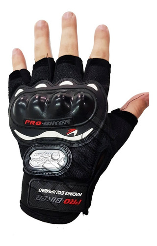 Guantes Tacticos Dedos Cortados Pro Biker