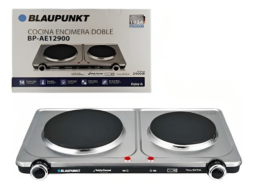 Cocina  Eléctrica Blaupunkt    Doble En Acero Inox.