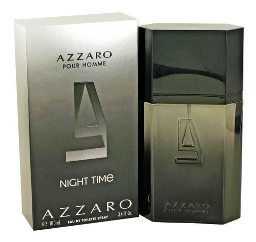 Perfume Masculino Francês Night Time By Azzaro 100ml Lacrado